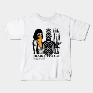 TRAINED TO GO Kids T-Shirt